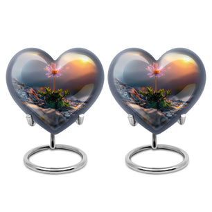 Flower Theme 3 Inch Keepsake Pack of 2