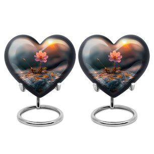 Flower Theme 3 Inch Keepsake Pack of 2
