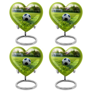 Foothball Theme 3 Inch Keepsake Pack of 4