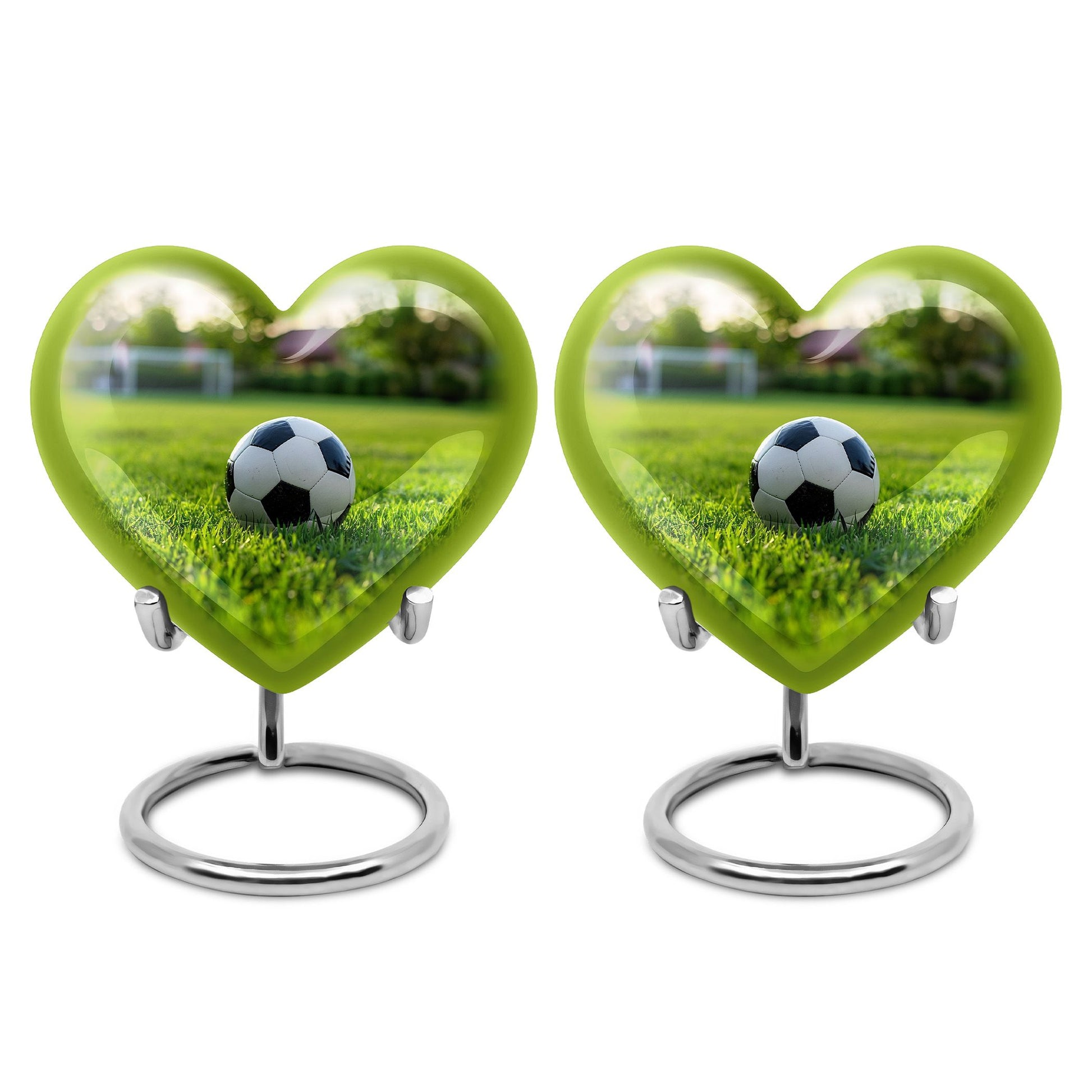 Foothball Theme 3 Inch Keepsake Pack of 2