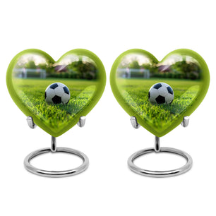 Foothball Theme 3 Inch Keepsake Pack of 2