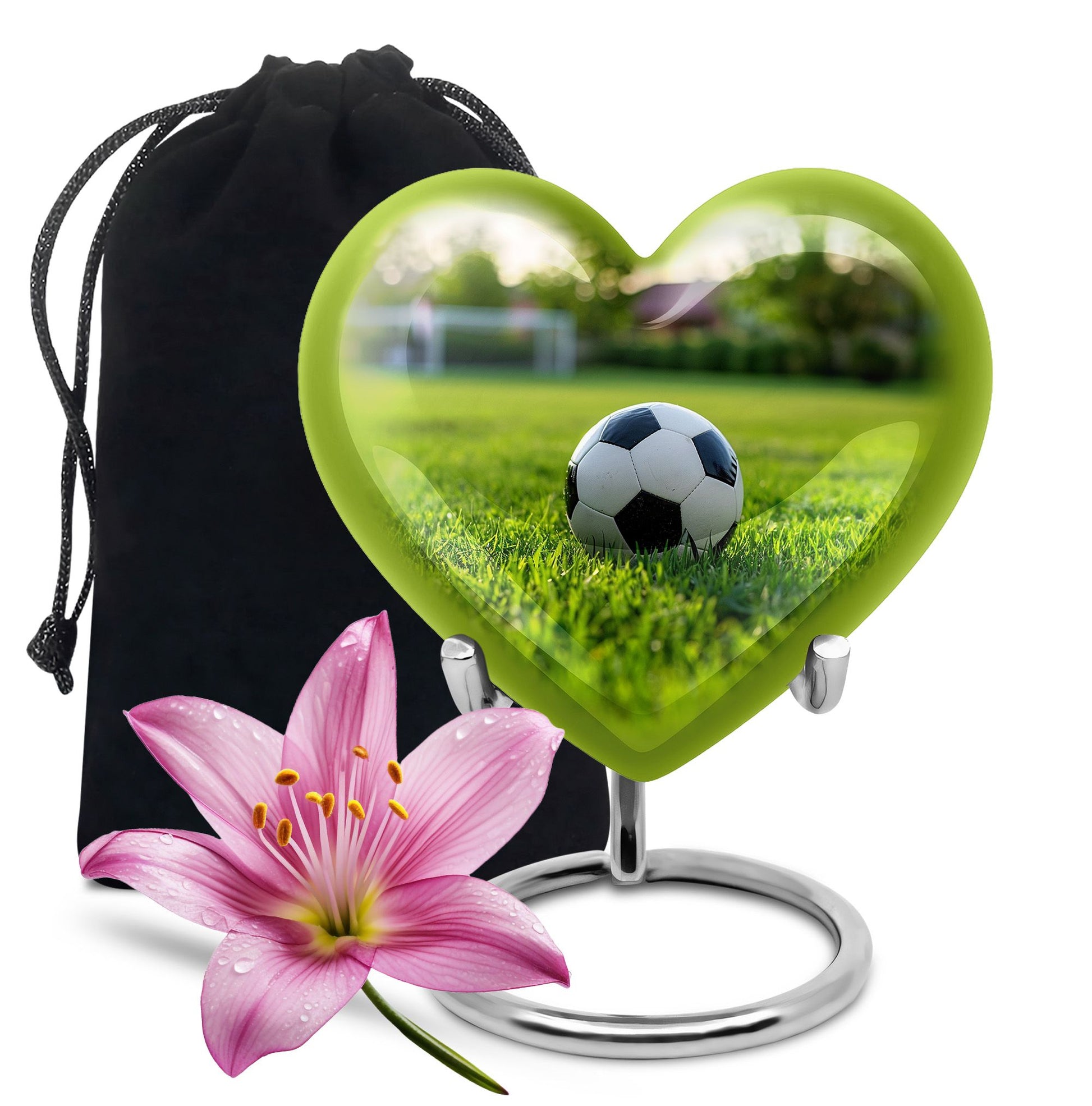 Foothball Theme Large Urn 10 Inch