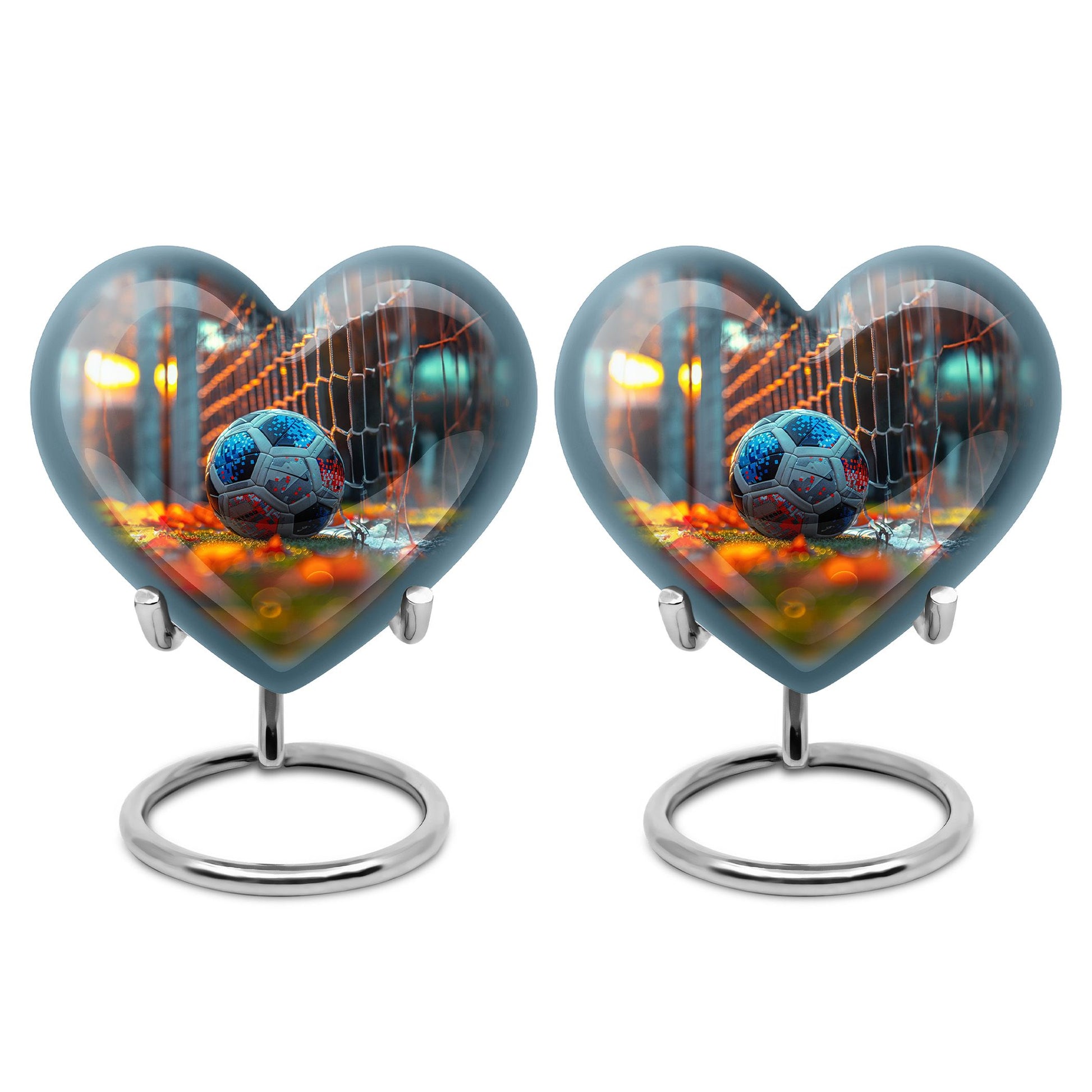 Foothball Theme 3 Inch Keepsake Pack of 2