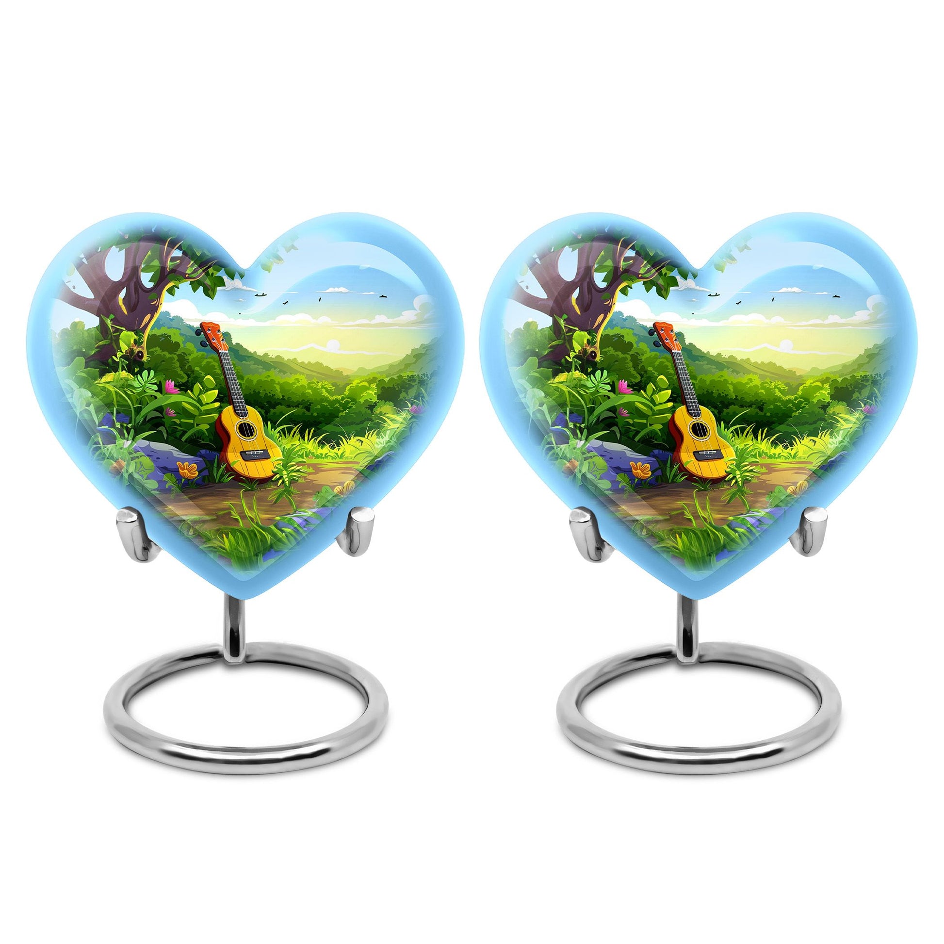Guitar Theme 3 Inch Keepsake Pack of 2