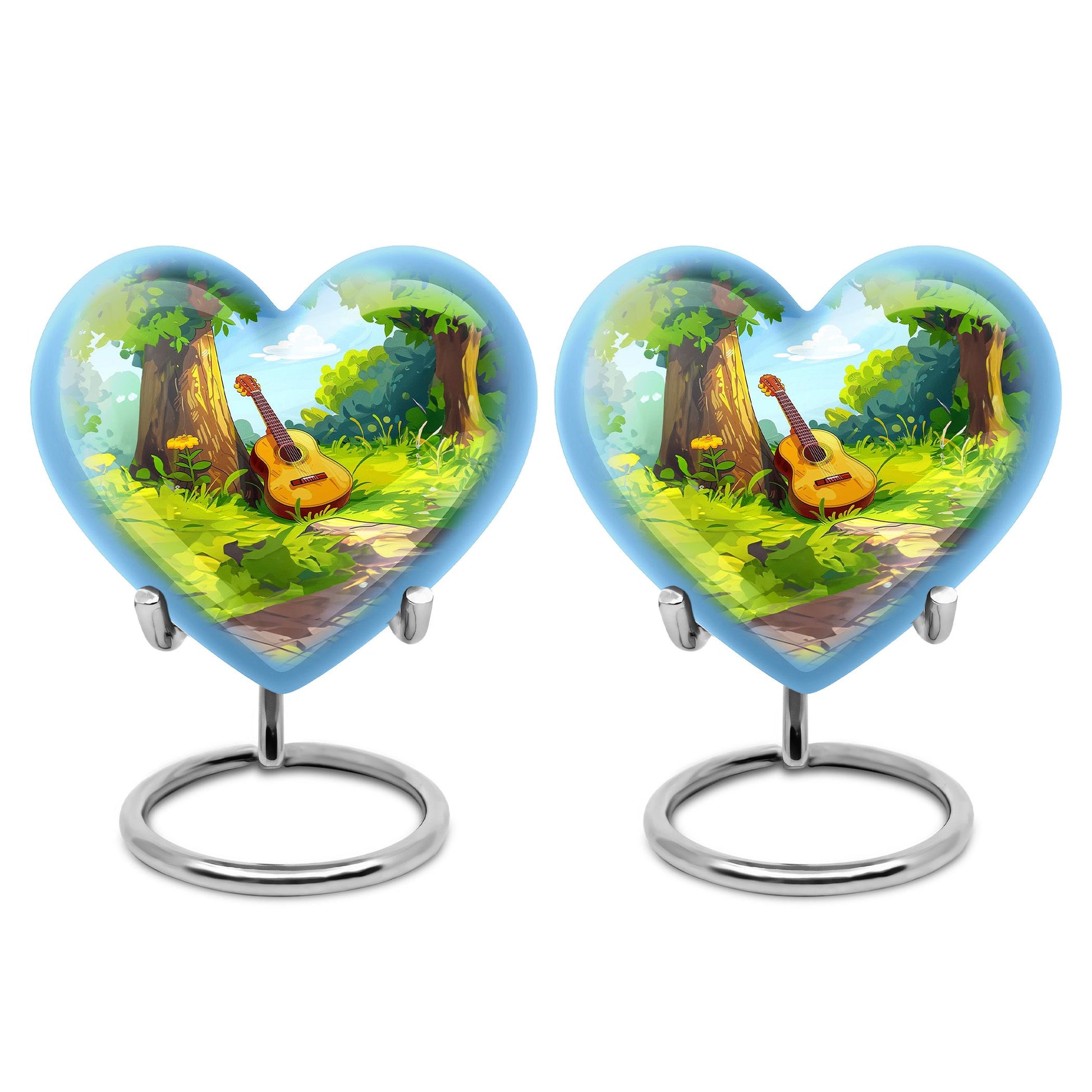 Guitar Theme 3 Inch Keepsake Pack of 2