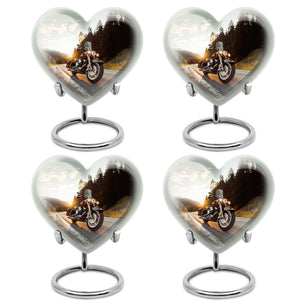 Bike Theme 3 Inch Keepsake Pack of 4