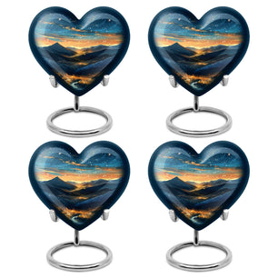Majestic Sky Theme 3 Inch Keepsake Pack of 4