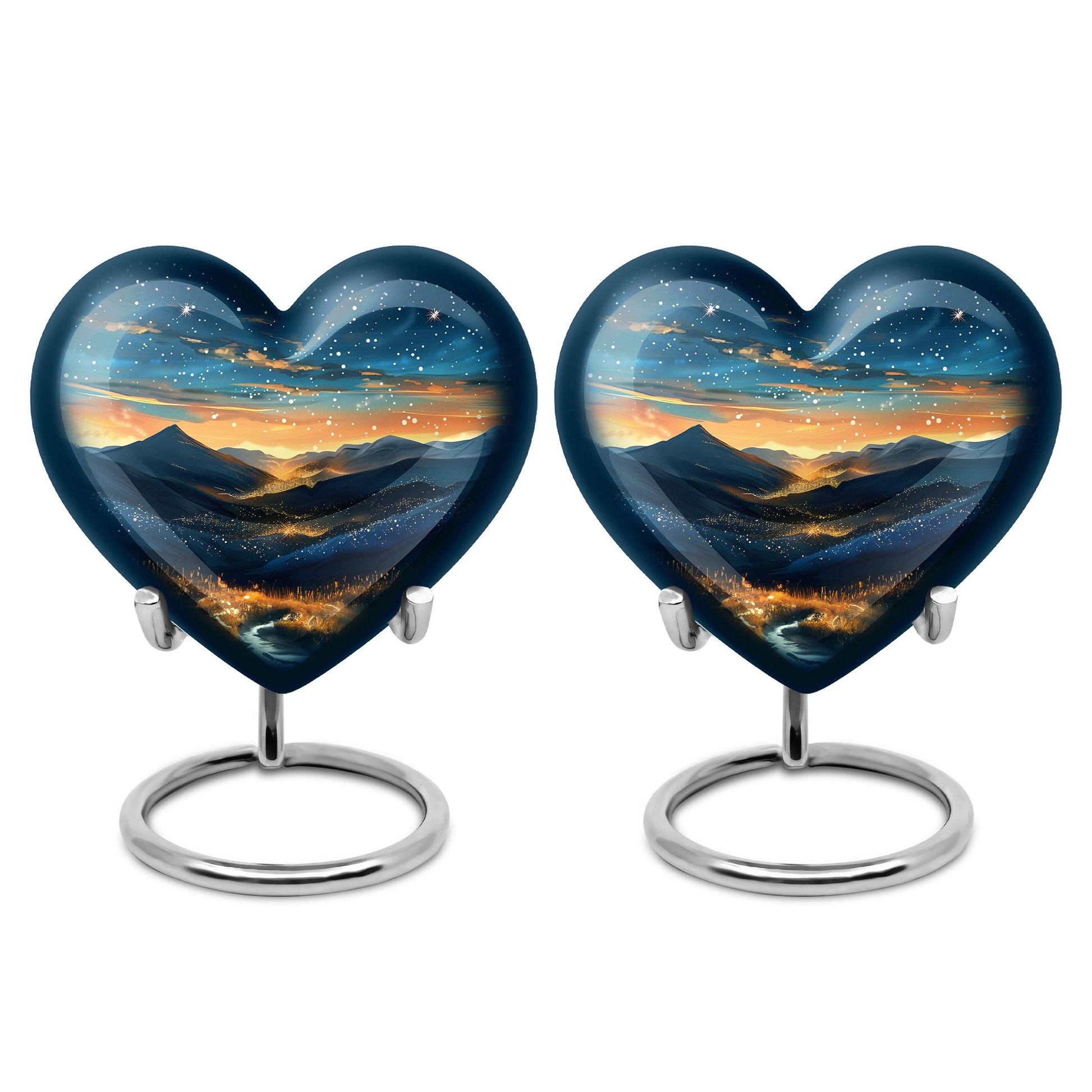 Majestic Sky Theme 3 Inch Keepsake Pack of 2