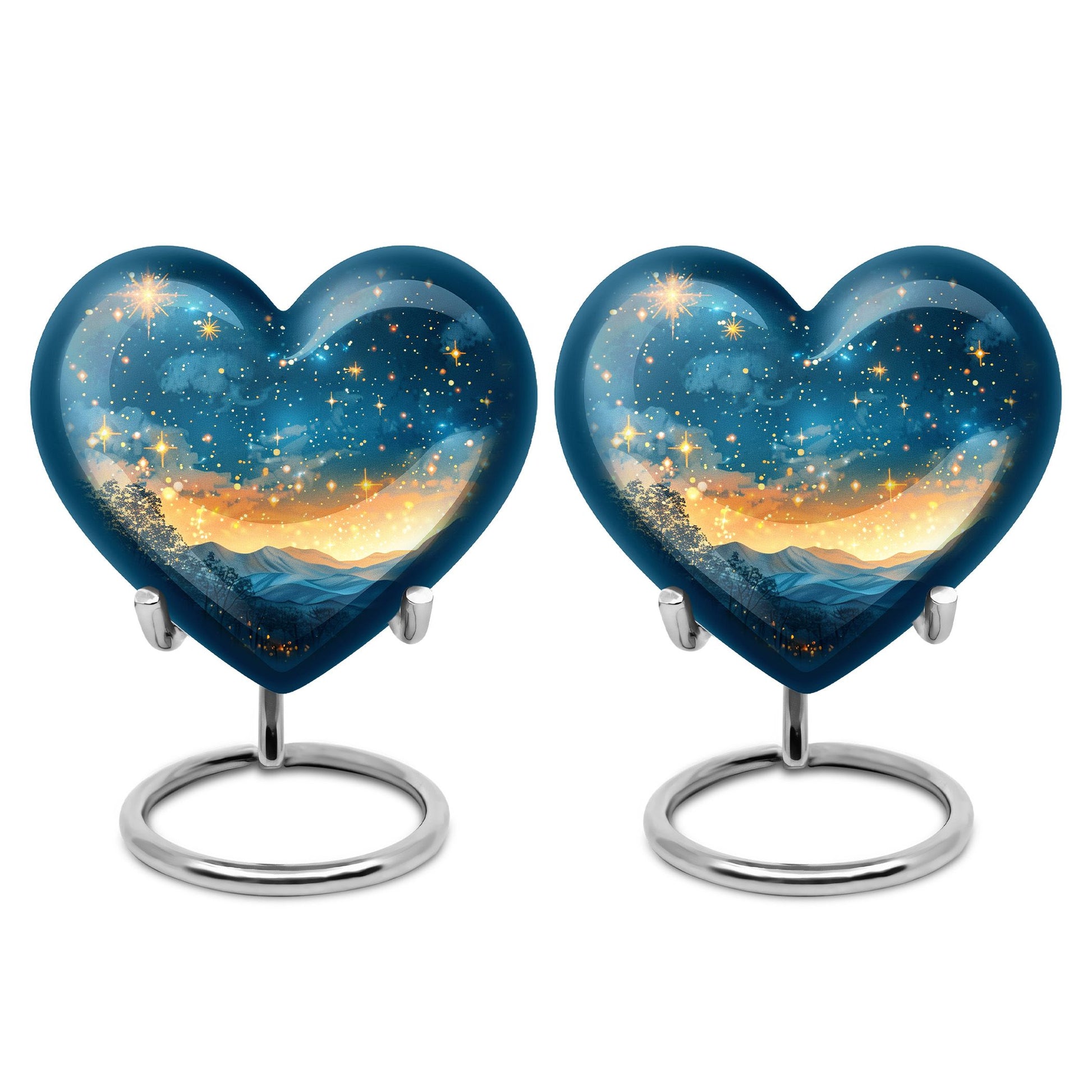 Majestic Sky Theme 3 Inch Keepsake Pack of 2