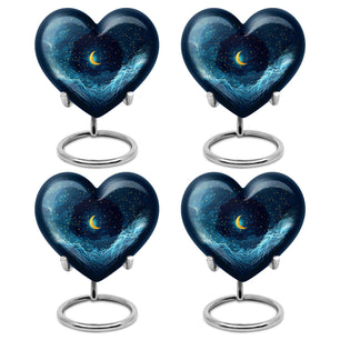 Majestic Moon Theme 3 Inch Keepsake Pack of 4