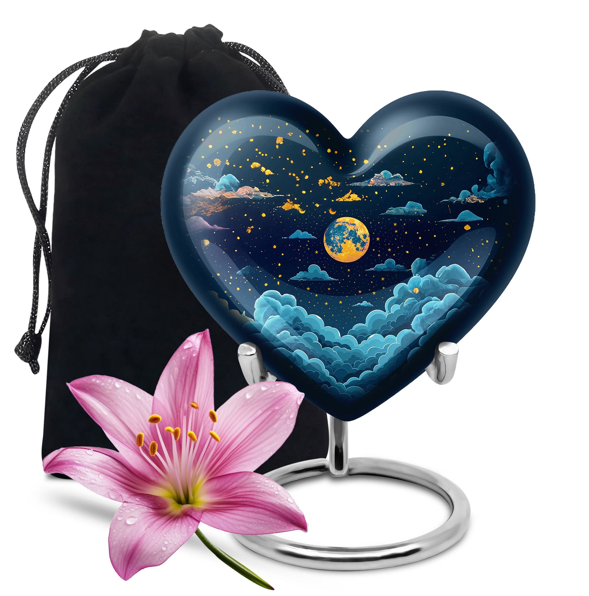 Majestic Moon Theme Large Urn 10 Inch