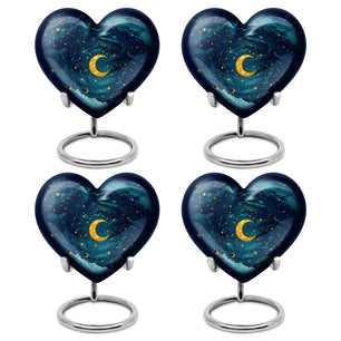 Majestic Moon Theme 3 Inch Keepsake Pack of 4