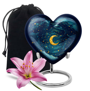 Majestic Moon Theme Large Urn 10 Inch