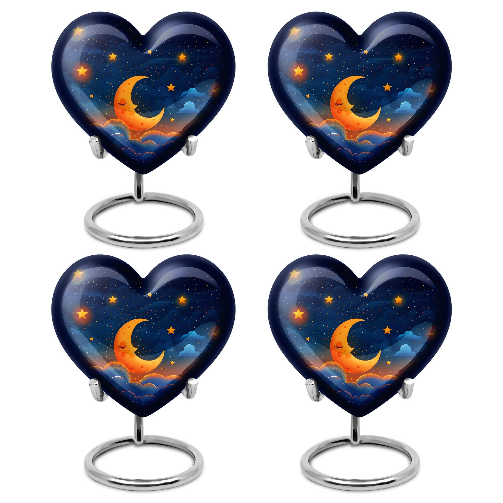 Night Sky Theme 3 Inch Keepsake Pack of 4