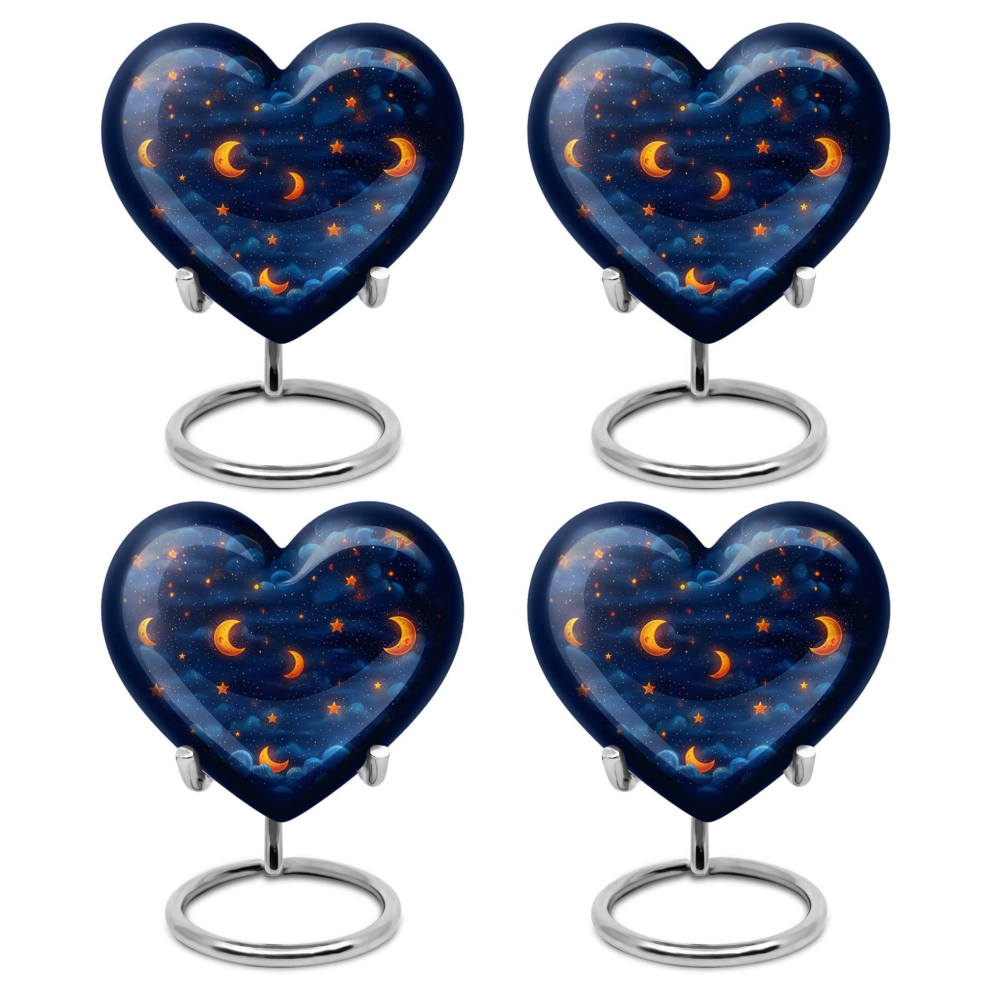 Night Sky Theme 3 Inch Keepsake Pack of 4