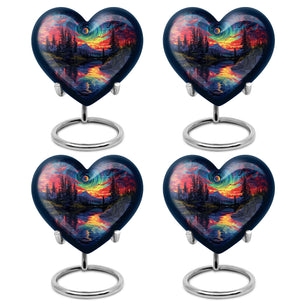 Majestic Sky Theme 3 Inch Keepsake Pack of 4
