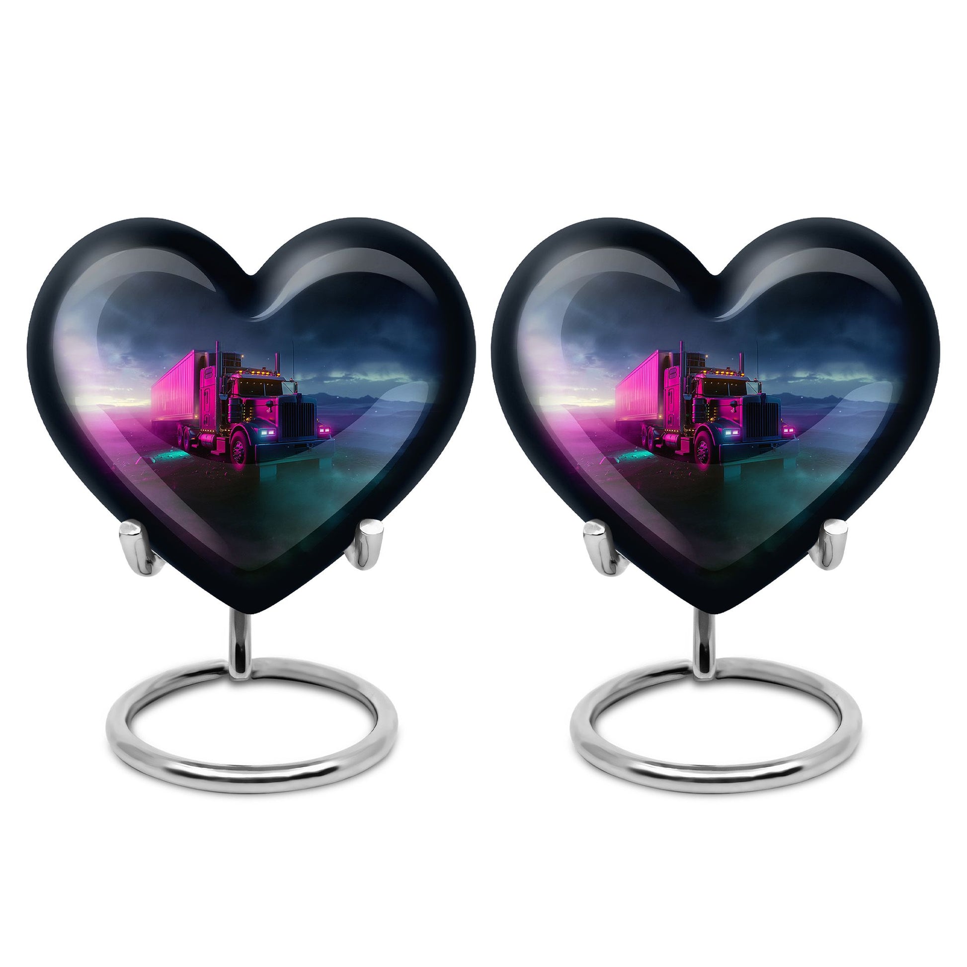 Heart Shaped  Keepsake Set of 2