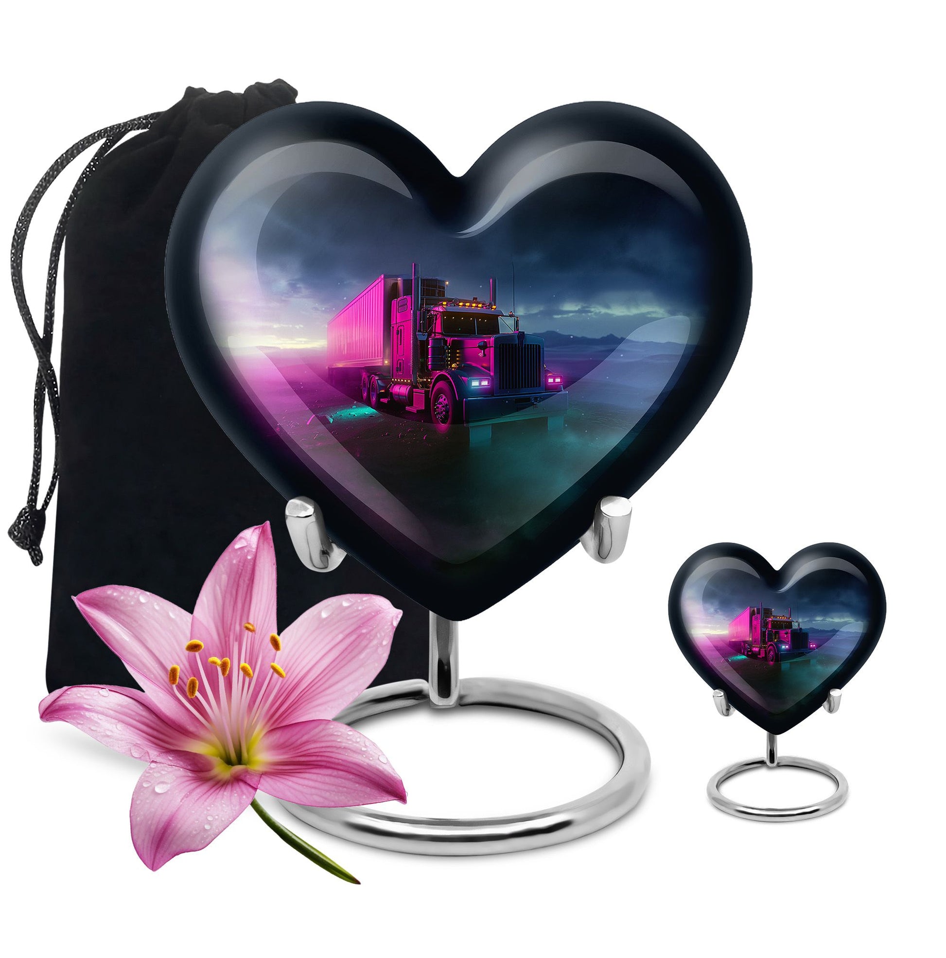 Heart Shaped  Large Urn With 1 Keepsake