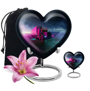 Heart Shaped  Large Urn With 1 Keepsake