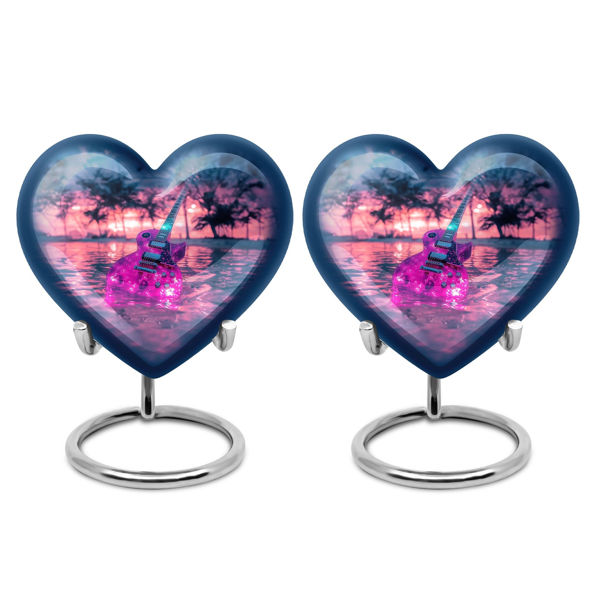 Guitar Theme 3 Inch Keepsake Pack of 2