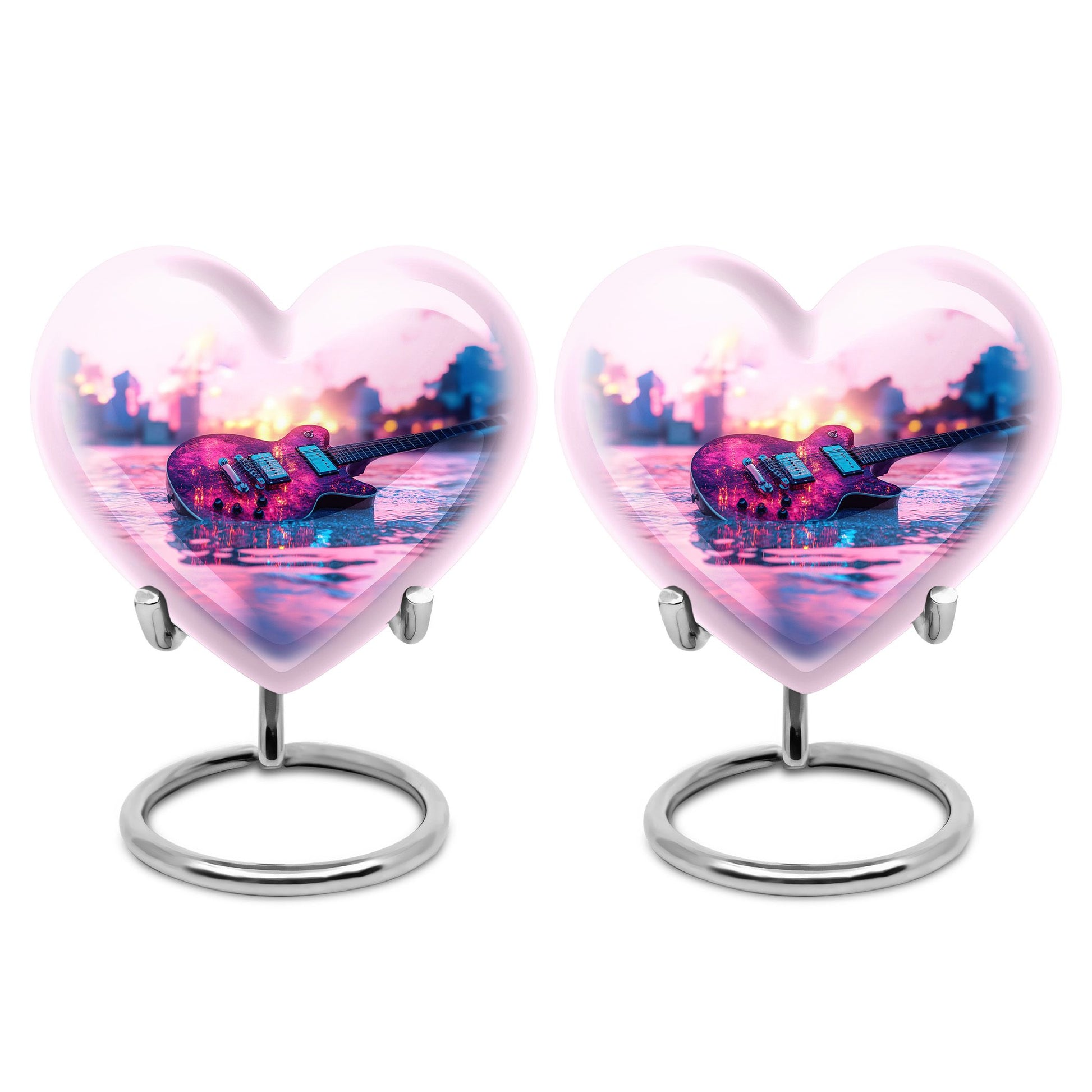 Guitar Theme 3 Inch Keepsake Pack of 2