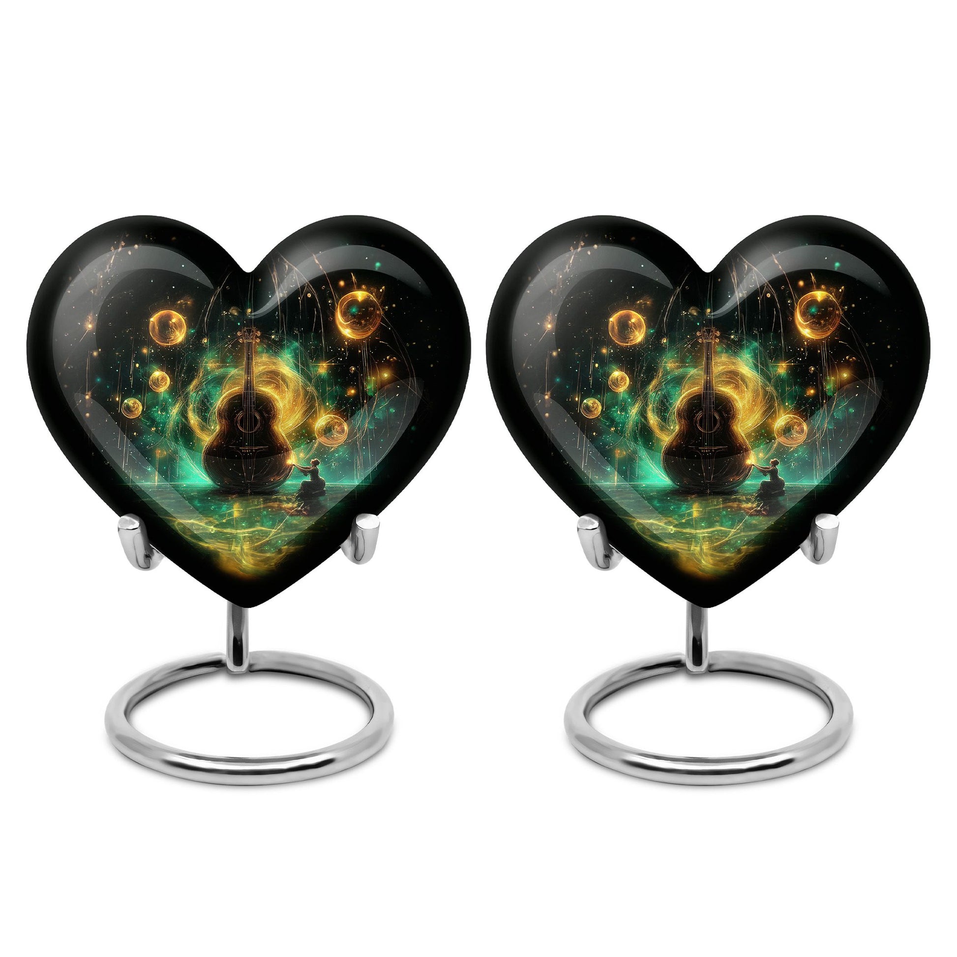 Guitar Theme 3 Inch Keepsake Pack of 2