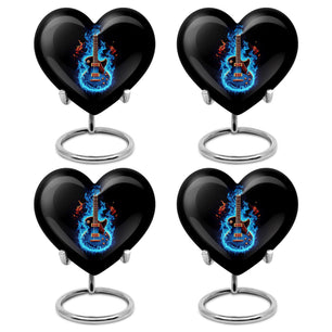 Guitar Theme 3 Inch Keepsake Pack of 4