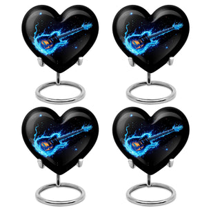 Guitar Theme 3 Inch Keepsake Pack of 4