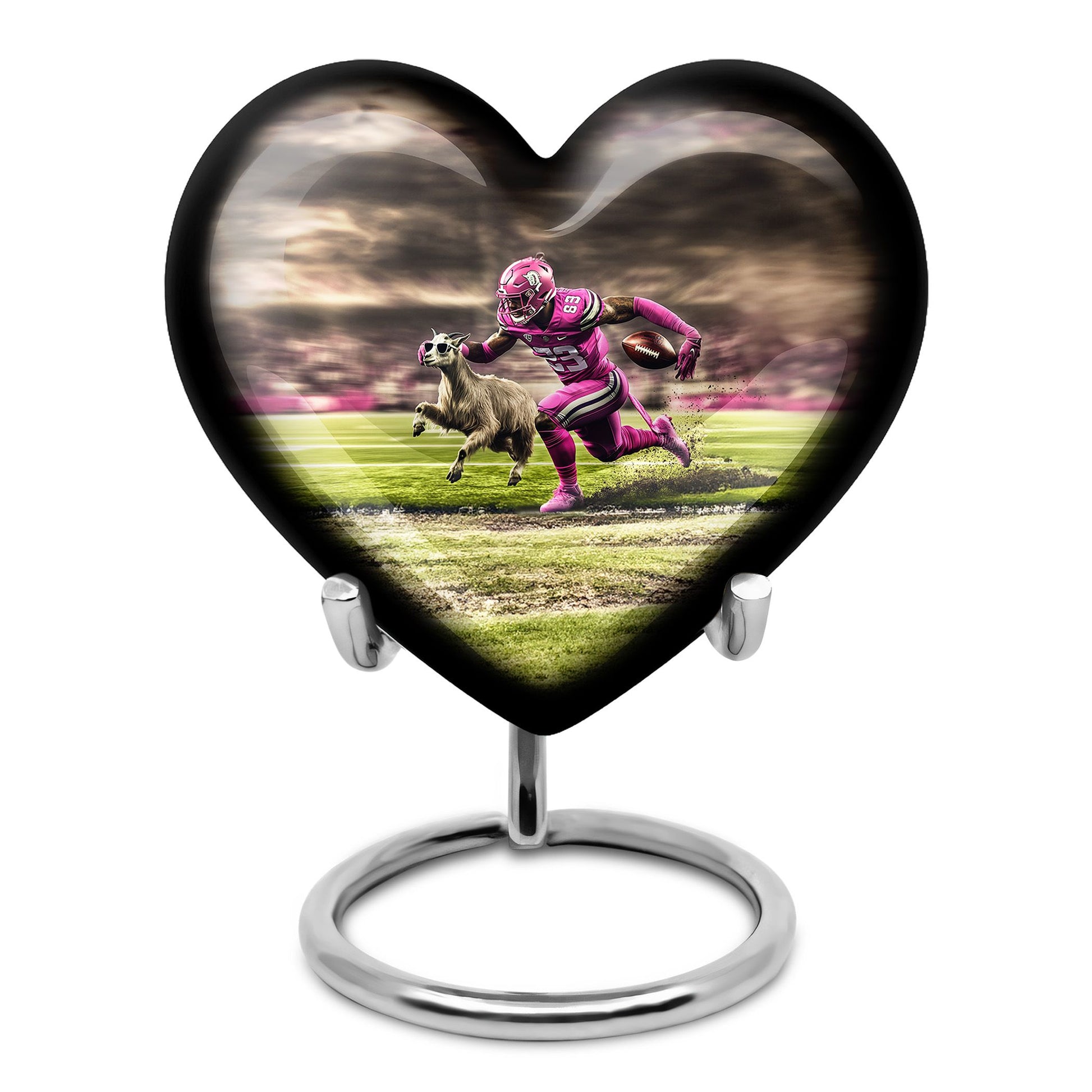 Football Theme 3 Inch Keepsake