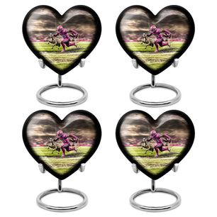 Football Theme 3 Inch Keepsake Pack of 4