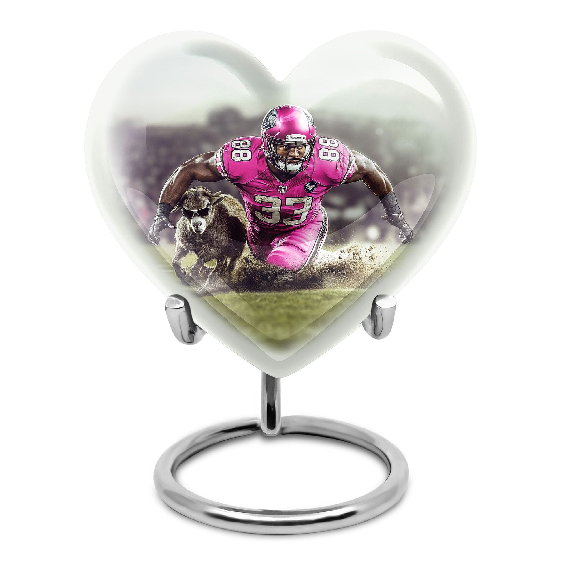 Football Theme 3 Inch Keepsake