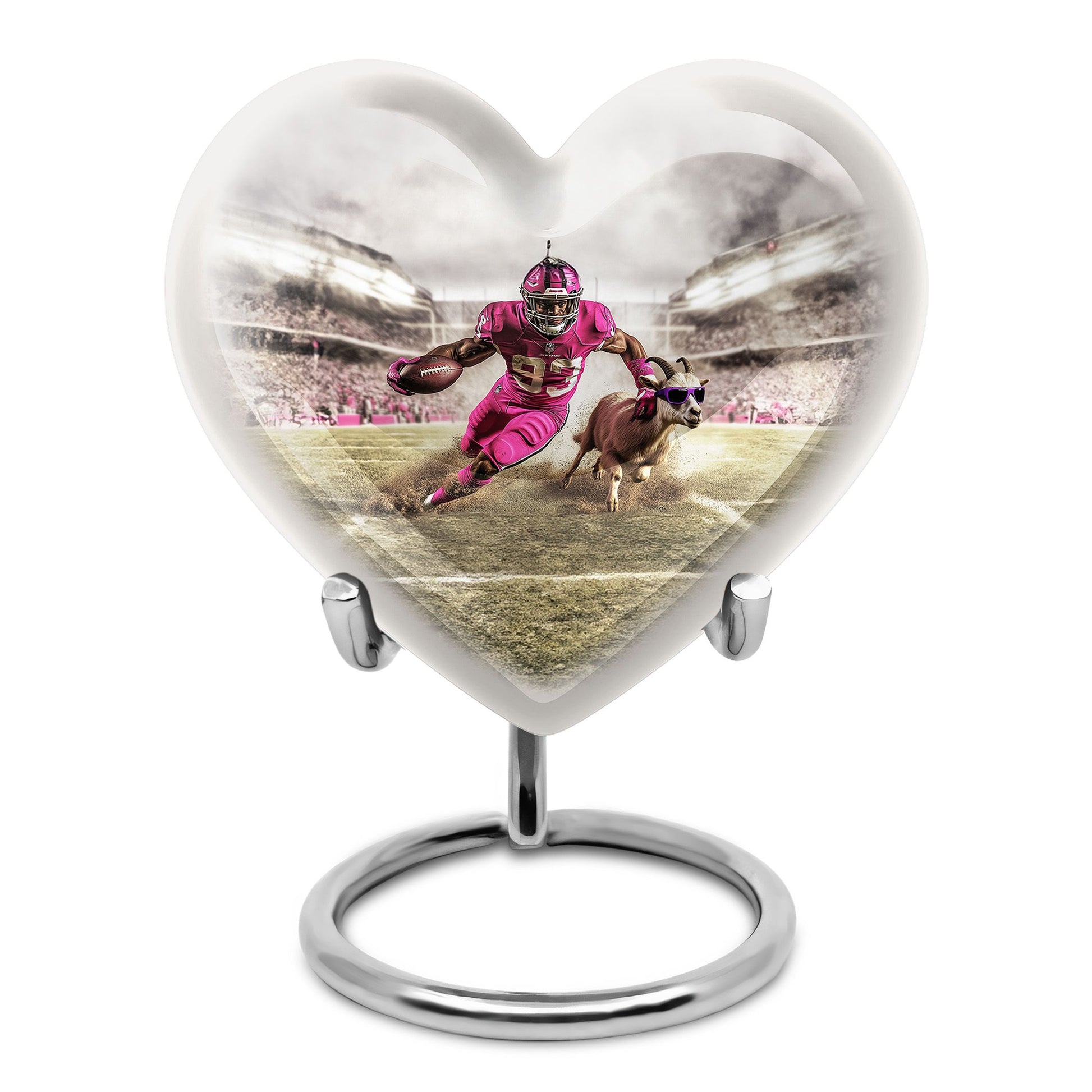 Football Theme 3 Inch Keepsake