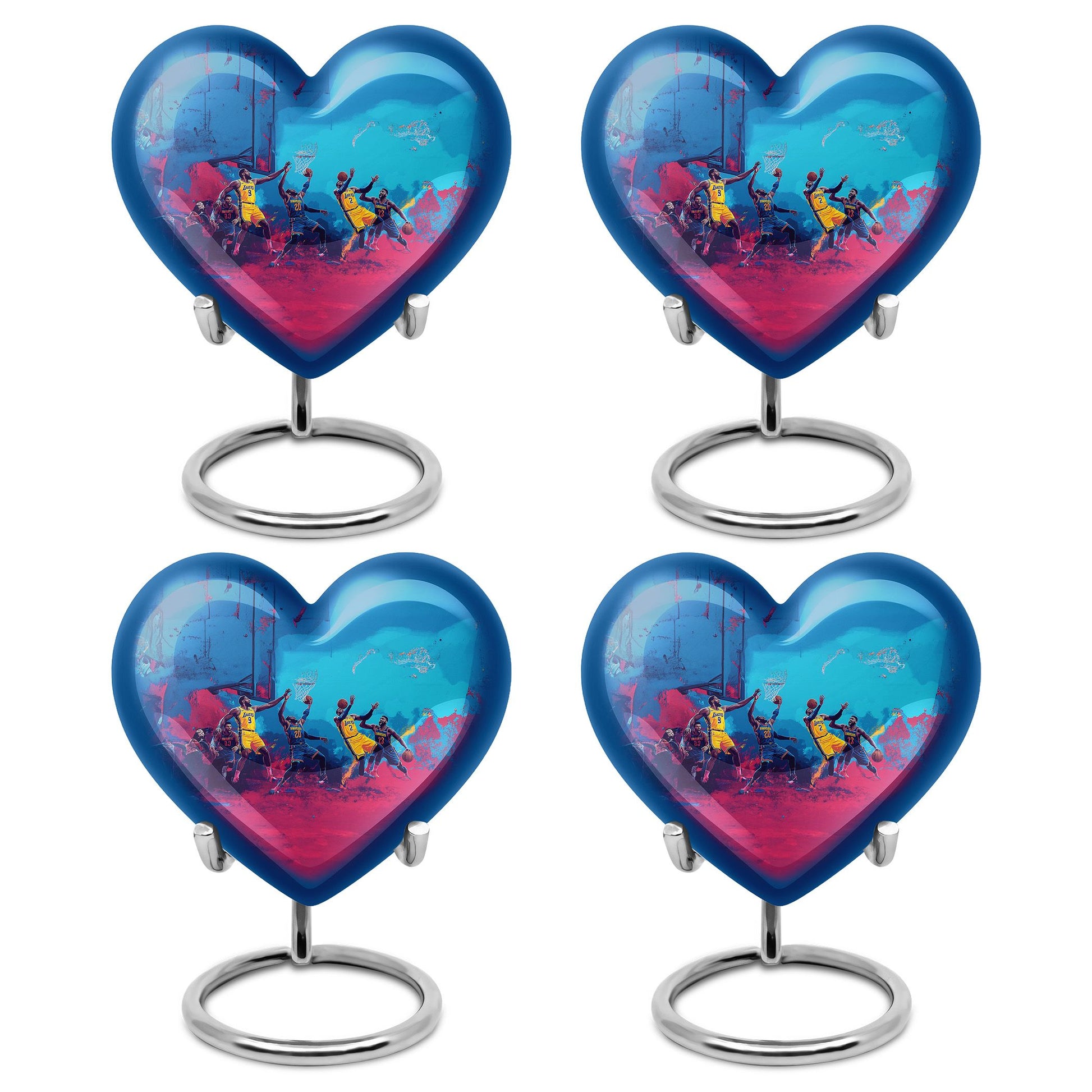 Football Theme 3 Inch Keepsake Pack of 4