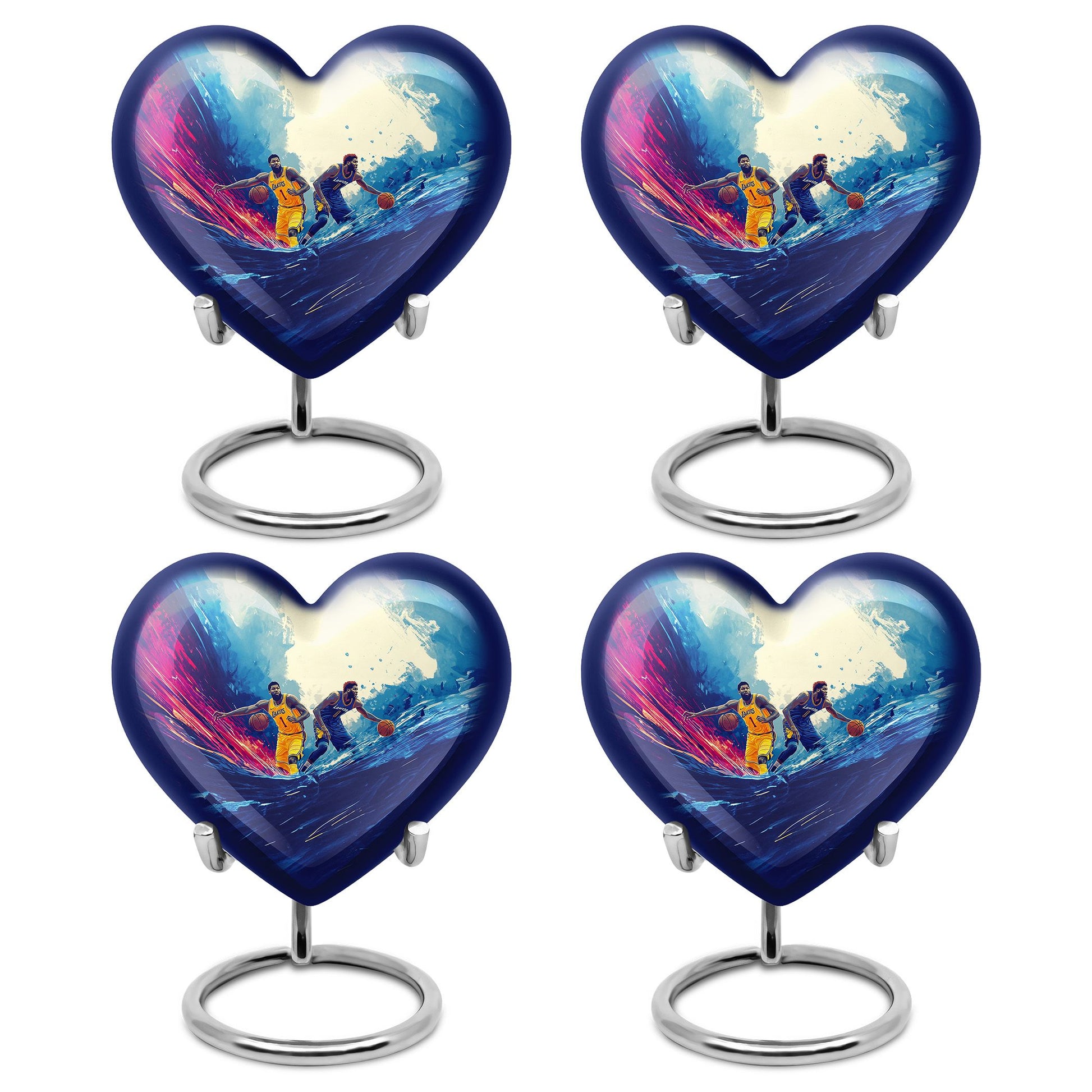 Football Theme 3 Inch Keepsake Pack of 4
