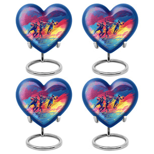 Football Theme 3 Inch Keepsake Pack of 4