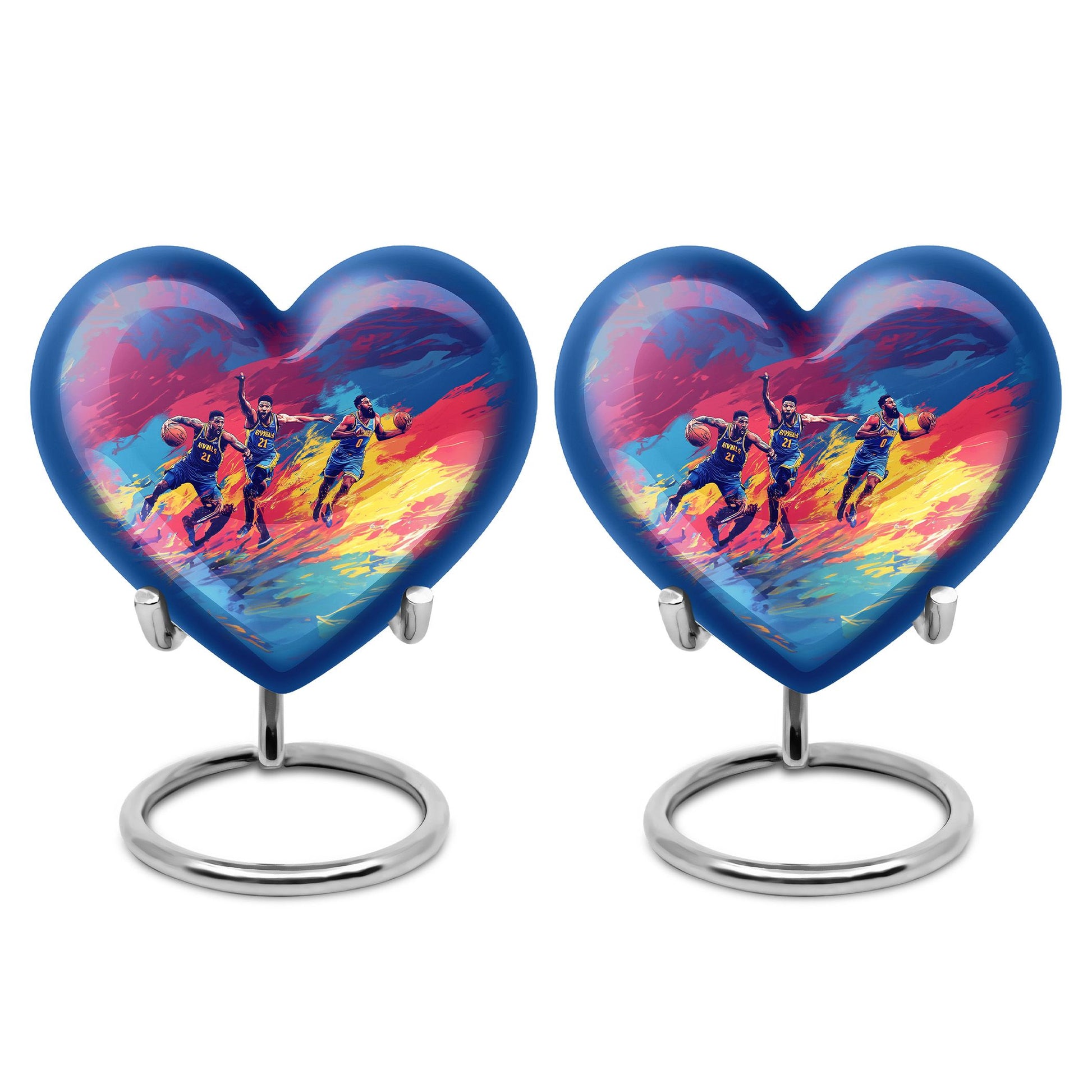 Football Theme 3 Inch Keepsake Pack of 2