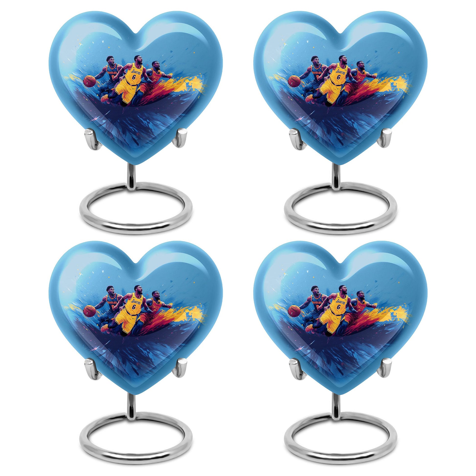 Football Theme 3 Inch Keepsake Pack of 4