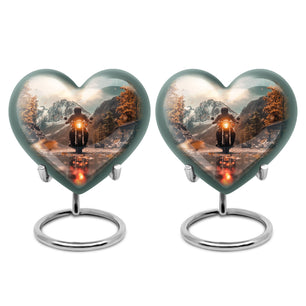 Motorbike Riders Theme 3 Inch Keepsake Pack of 2