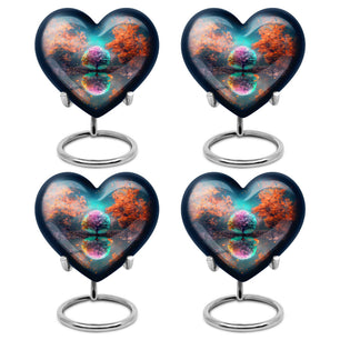 Tree Theme 3 Inch Keepsake Pack of 4