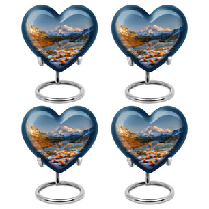 Nature Theme 3 Inch Keepsake Pack of 4