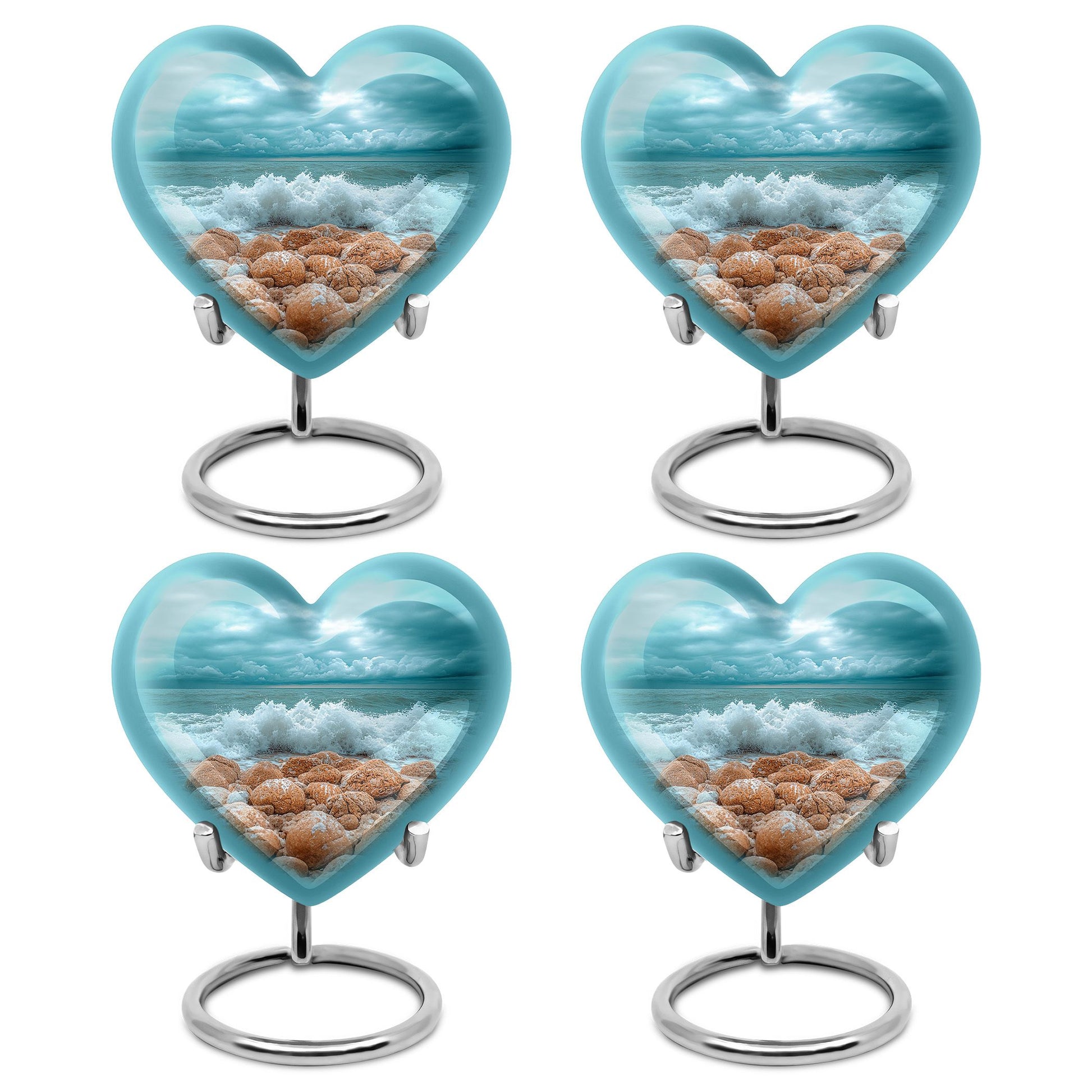 Sea Theme 3 Inch Keepsake Pack of 4