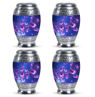 Purple Butterfly- Butterfly Urn Large Teardrop Urn For Ashes