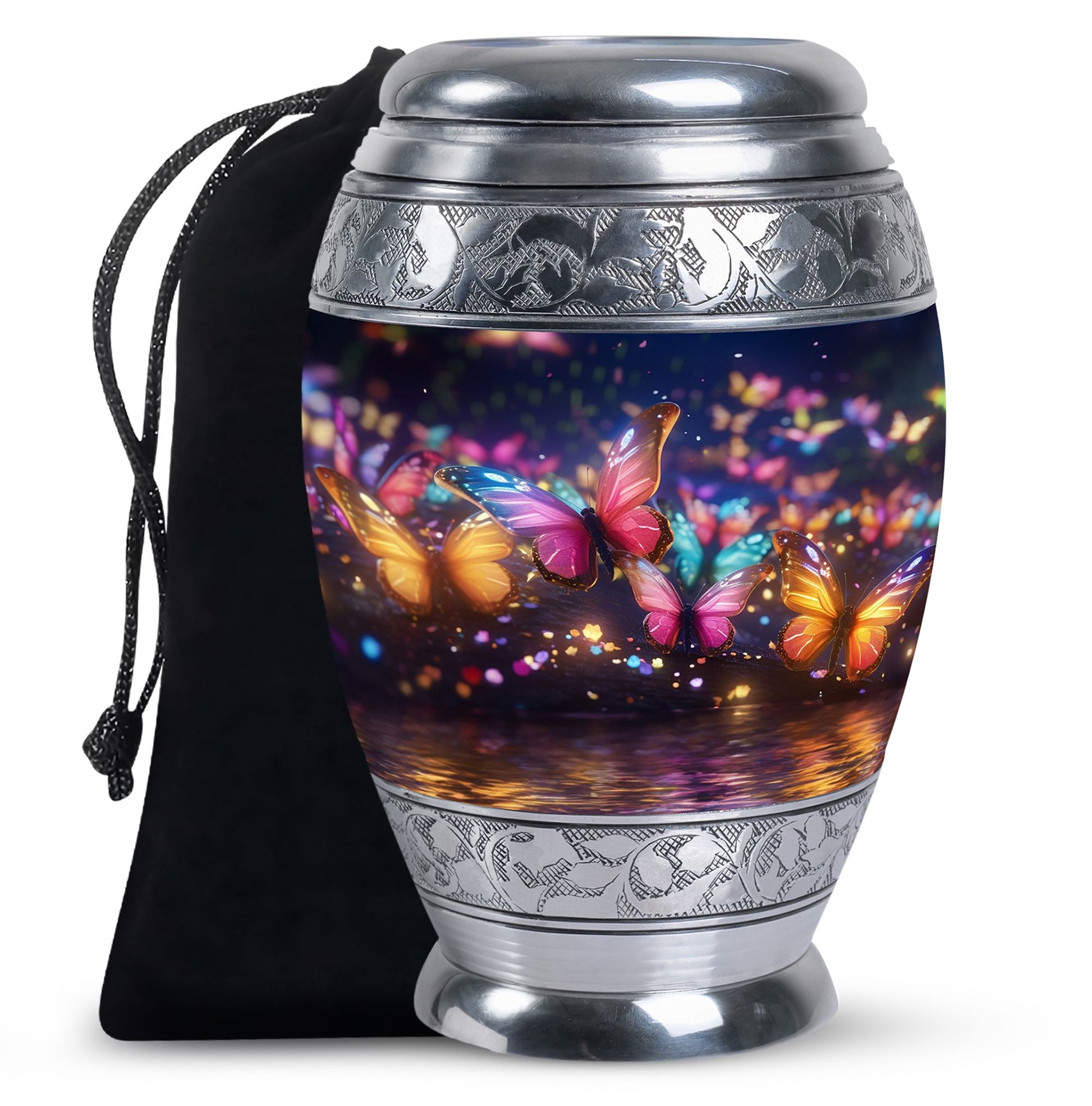Magical Butterfly Fantasy- Butterfly Urn Teardrop Cremation Urn