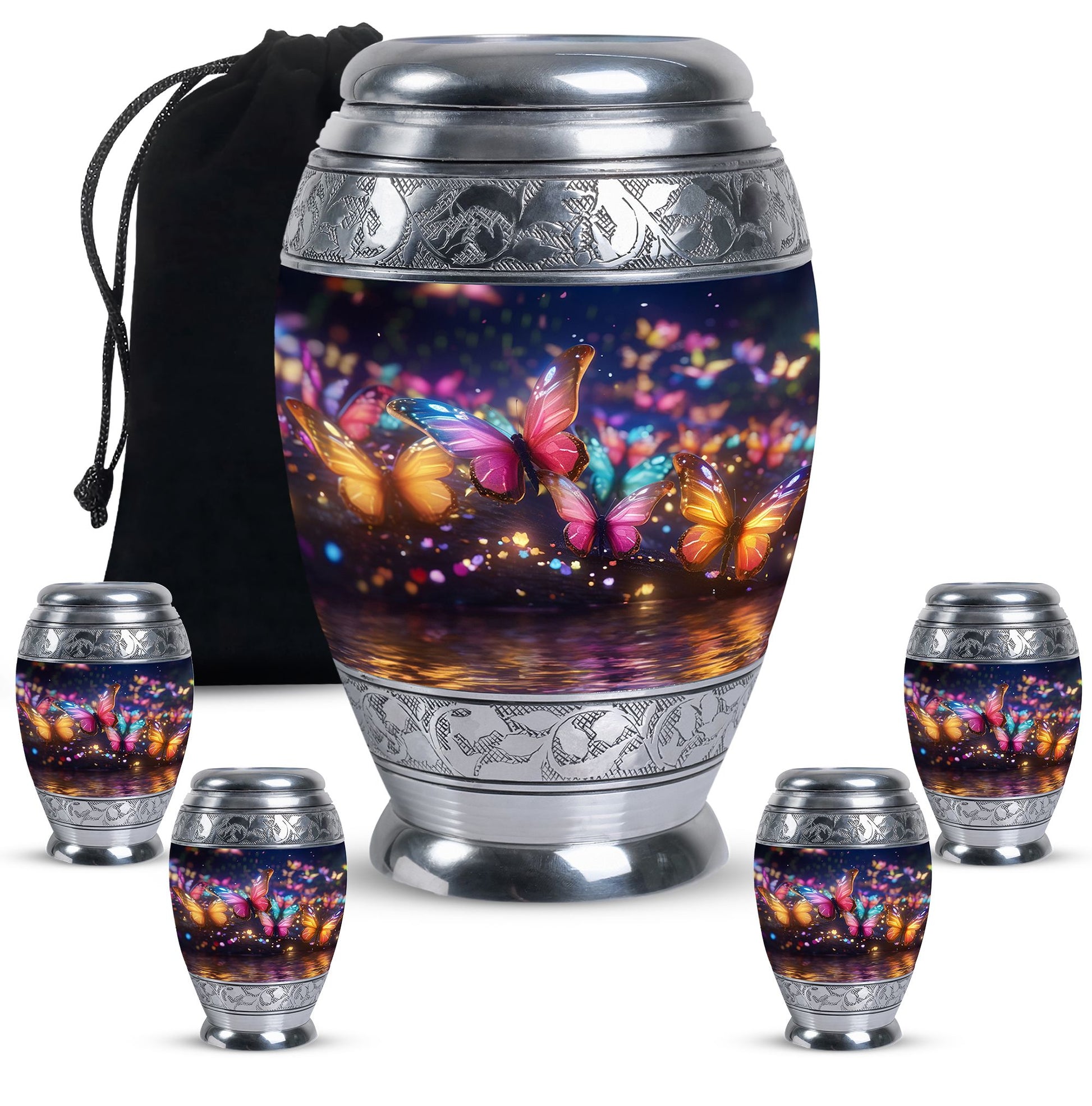 Magical Butterfly Fantasy- Butterfly Urn Teardrop Cremation Urn