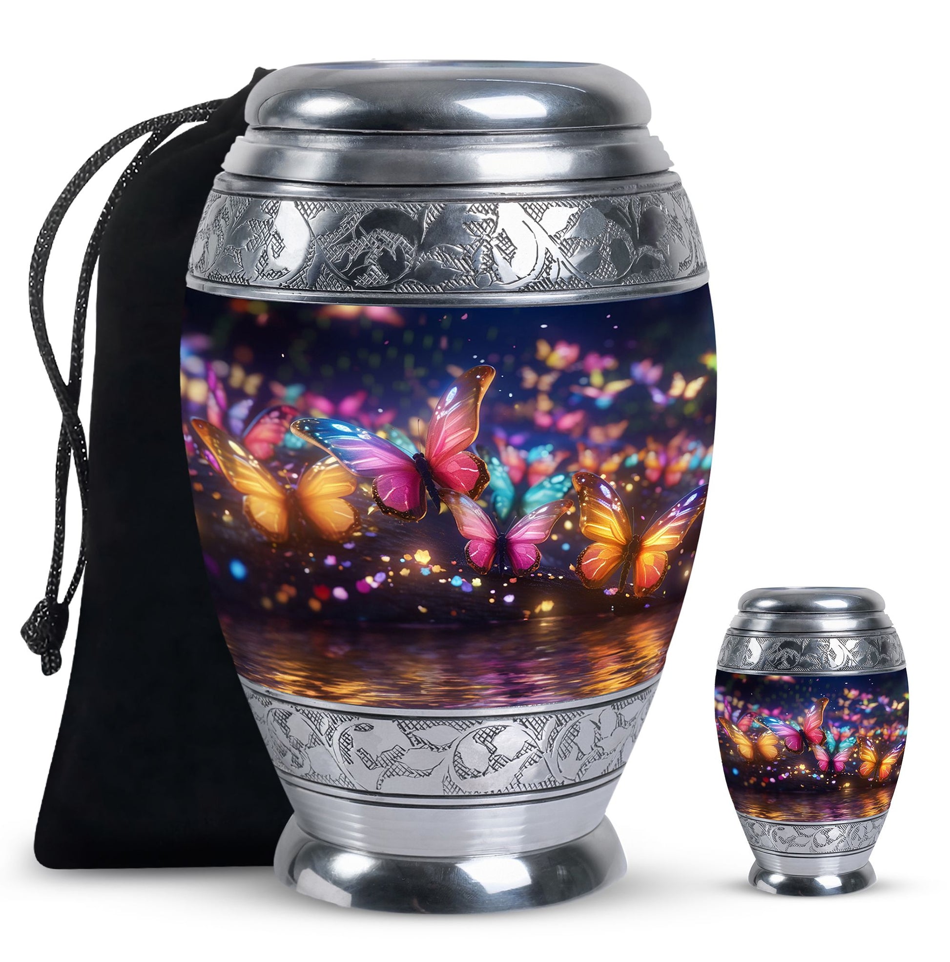 Magical Butterfly Fantasy- Butterfly Urn Teardrop Cremation Urn