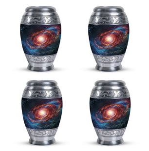Stars In The Galactic Nexus - Galaxy Urn Teardrop, Heart Cremation Urn