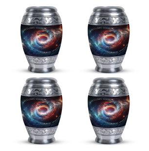 The Cosmic Dance Of Galaxies - Galaxy Urn Teardrop, Heart Shape Urn