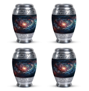Spin Of Starry Skies - Galaxy Urn Large Teardrop, Heart Urn For Ashes