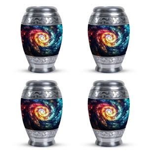 The Cosmic Dance Of Infinity - Galaxy Urn Teardrop, Heart Shape Urn