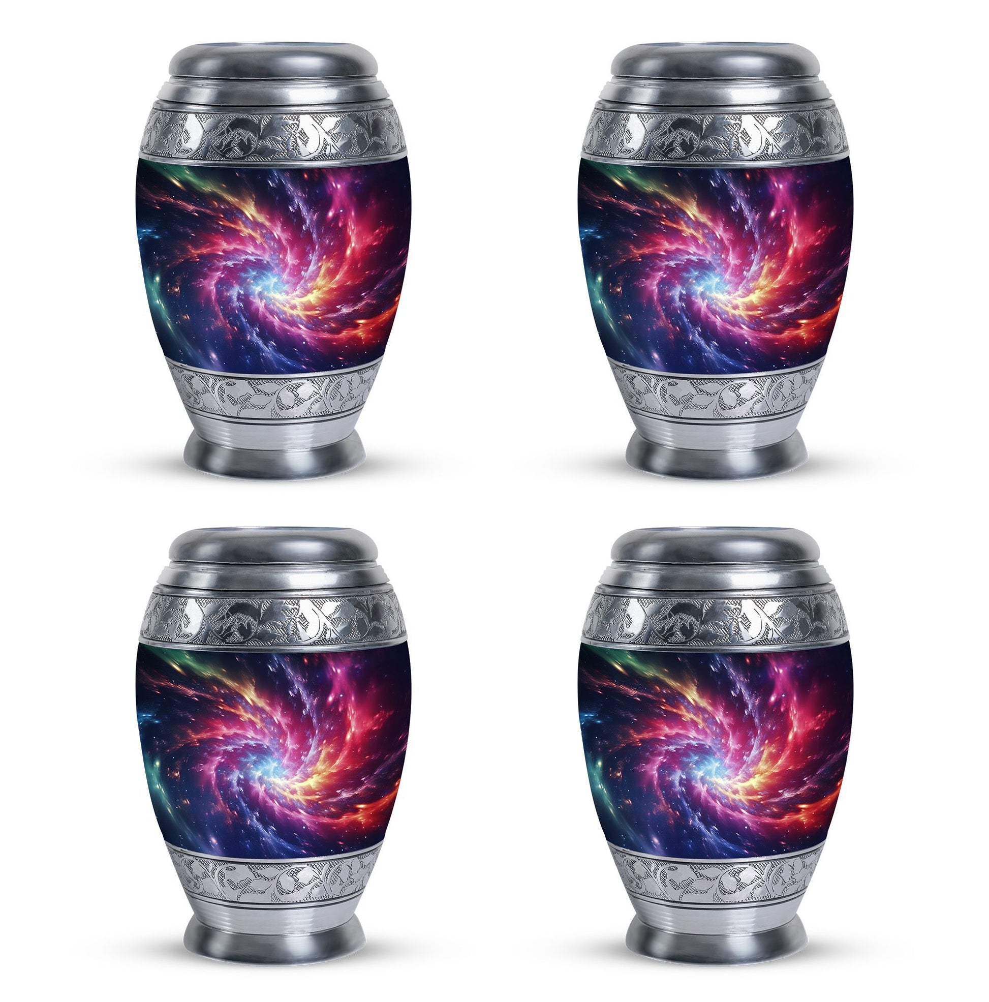Symphony Cosmos - Galaxy Urn Teardrop, Heart Cremation Urn For Ashes